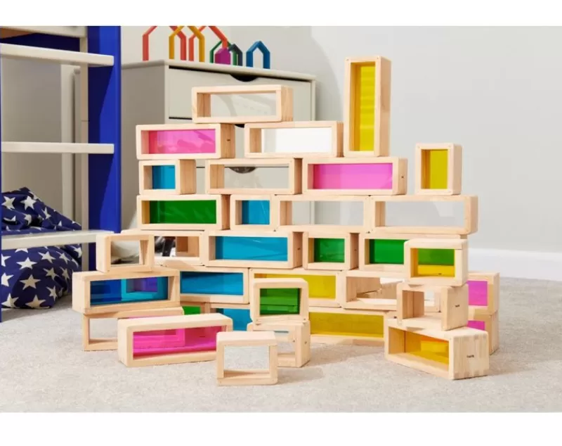 TickiT 36 Ladrillos De Construcción Arcoiris - ^ Juegos Montessori