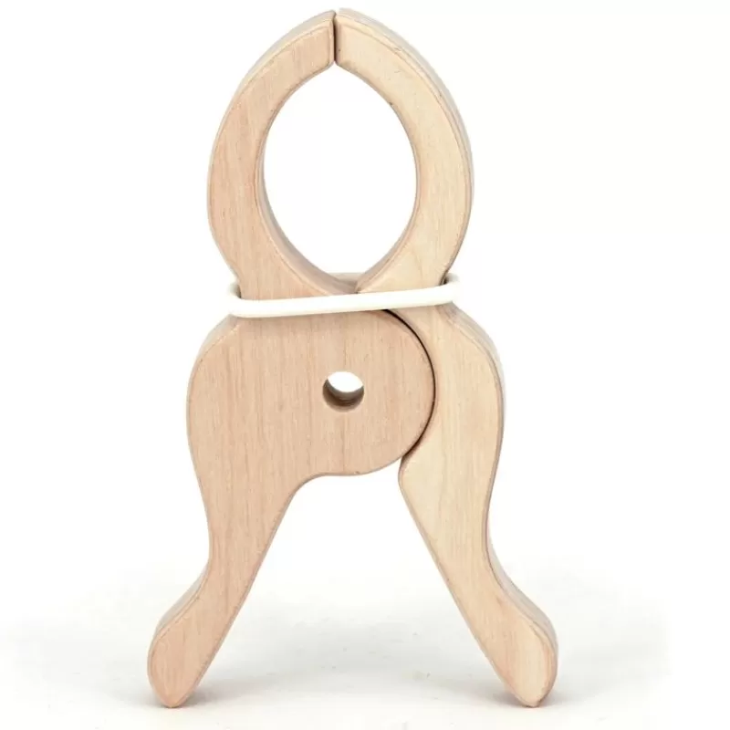 Speelbelovend 4 Pinzas Grandes De Madera - ^ Juegos Montessori