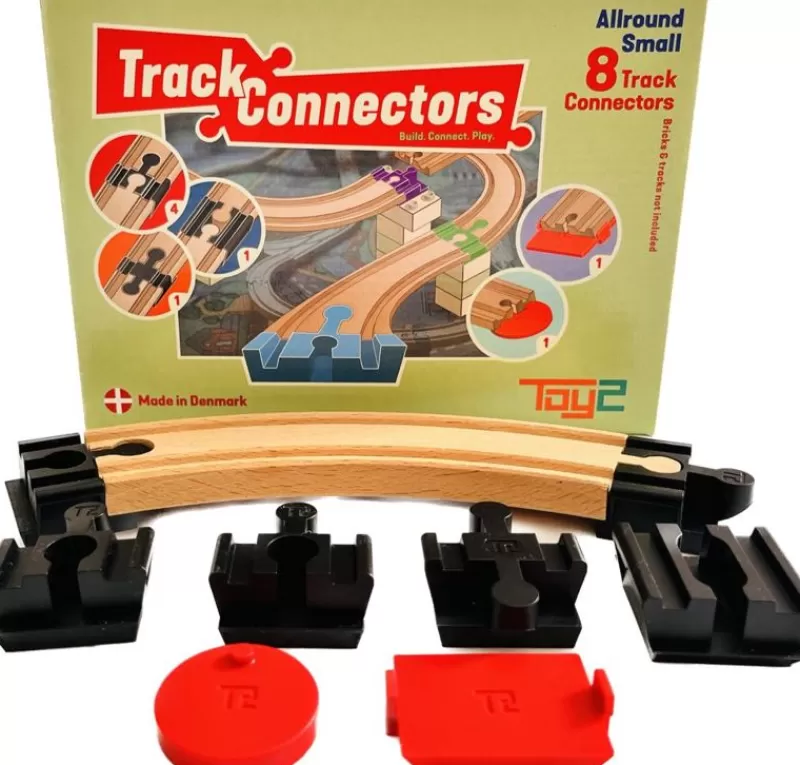 Toy2 Allround Small - 8 Conectores De Via - ^ Rails Brio