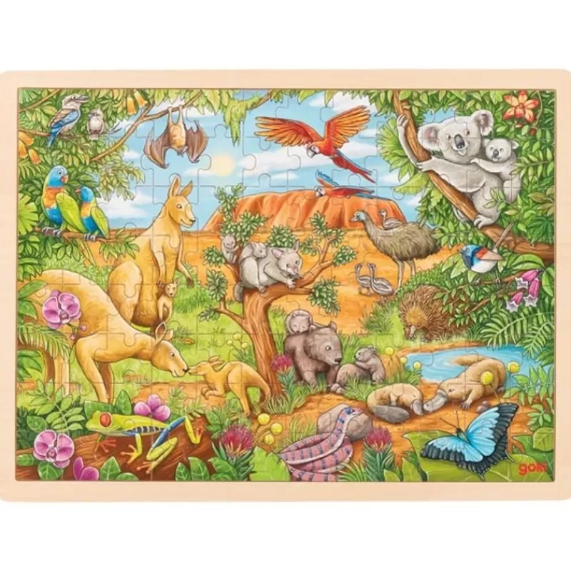 Goki Animales De Australia Puzzle - ^ Puzzles De 100 A 200 Piezas