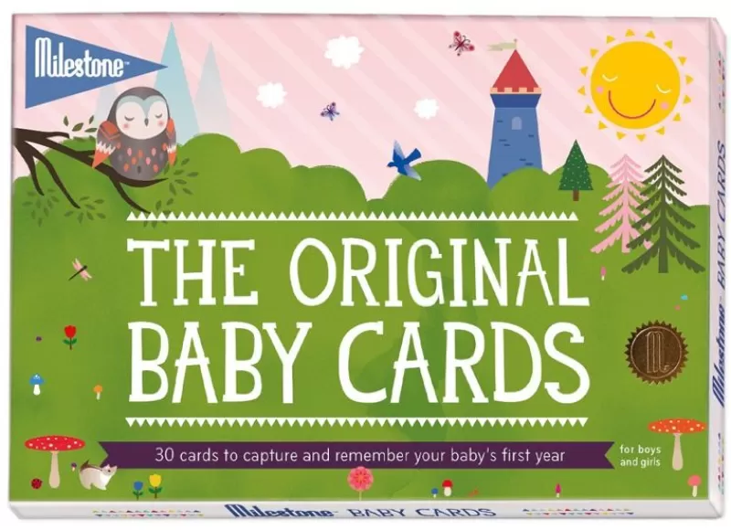 Milestone Baby Cards - Version En Ingles - ^ Relojes Despertadores, Marcos De Fotos, Medidores De Altura, Espejos...