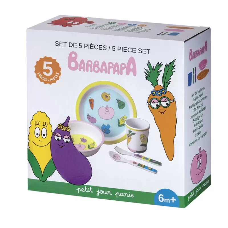 Petit Jour Barbapapa Veggie Juego De 5 Piezas - ^ Una Mesa