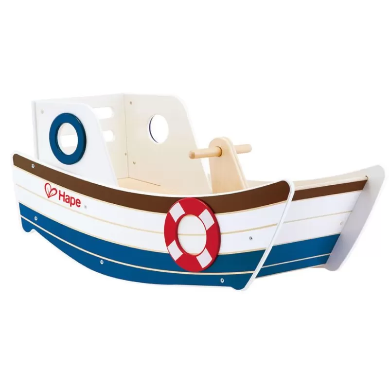 Hape Toys Barco Balancin De Madera - ^ Escalas