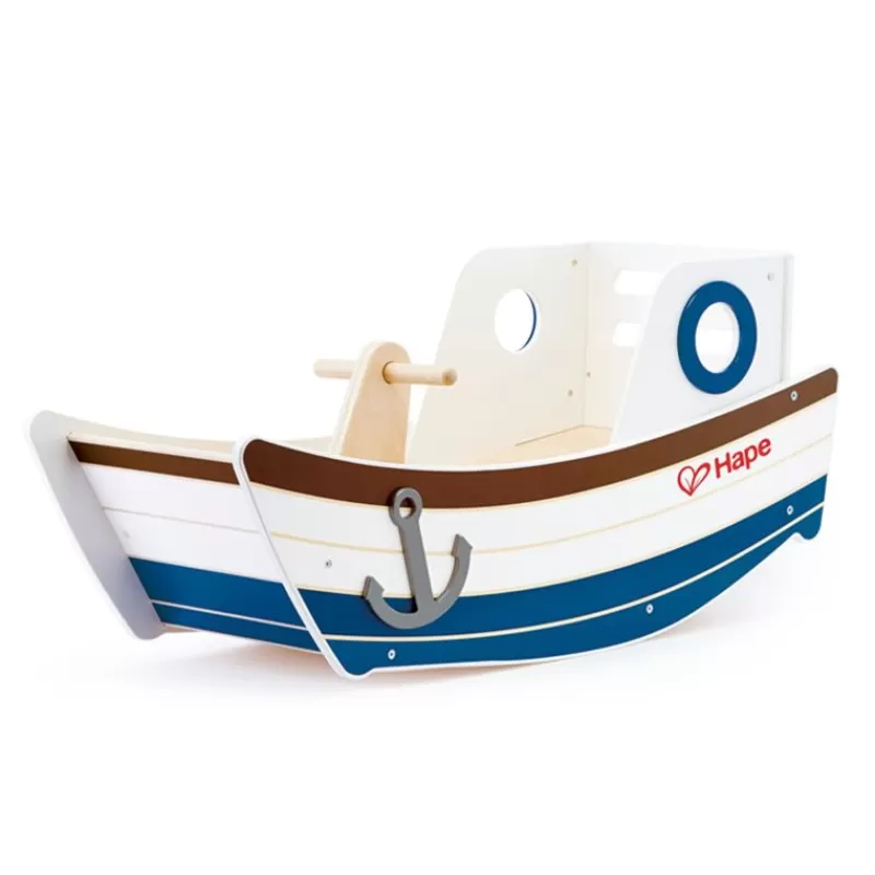 Hape Toys Barco Balancin De Madera - ^ Escalas