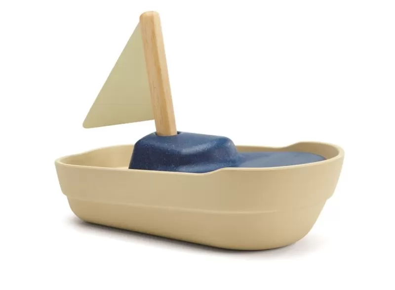 Plan Toys Barco De Vela Grande De 21 Cm - ^ Barcos, Juguetes Para El Agua Y La Playa