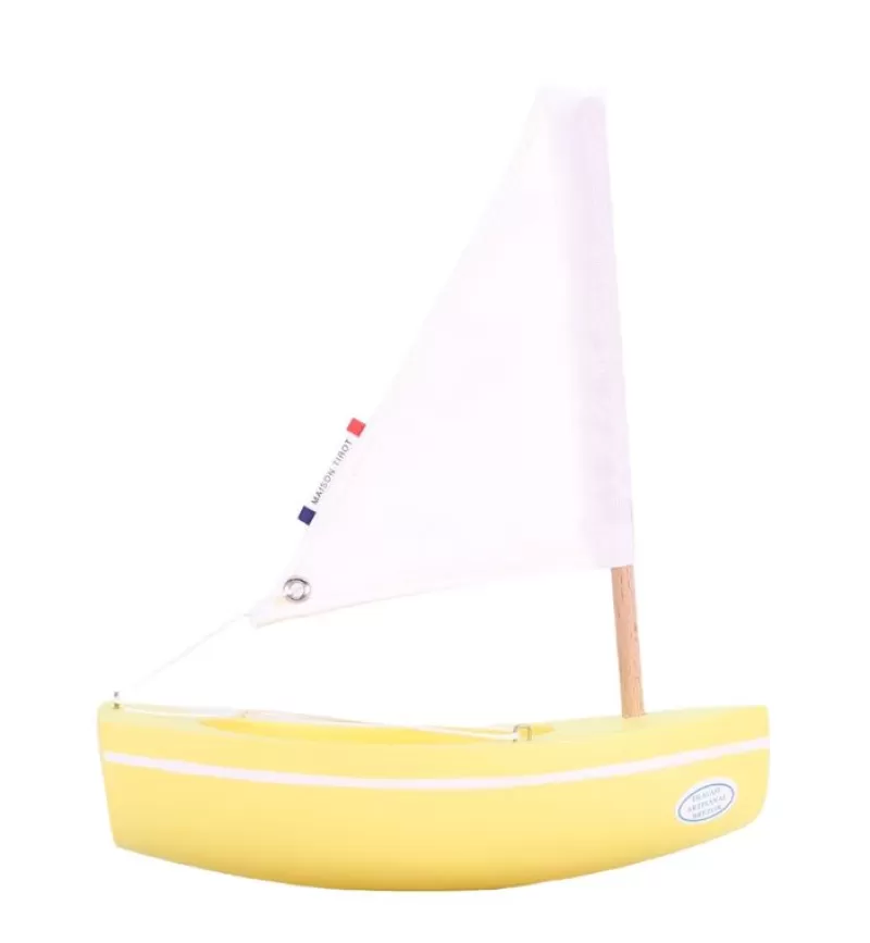 Maison Tirot Barco Le Bachi Amarillo 17Cm - ^ Barcos, Juguetes Para El Agua Y La Playa