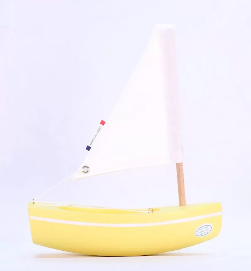 Maison Tirot Barco Le Bachi Amarillo 17Cm - ^ Barcos, Juguetes Para El Agua Y La Playa