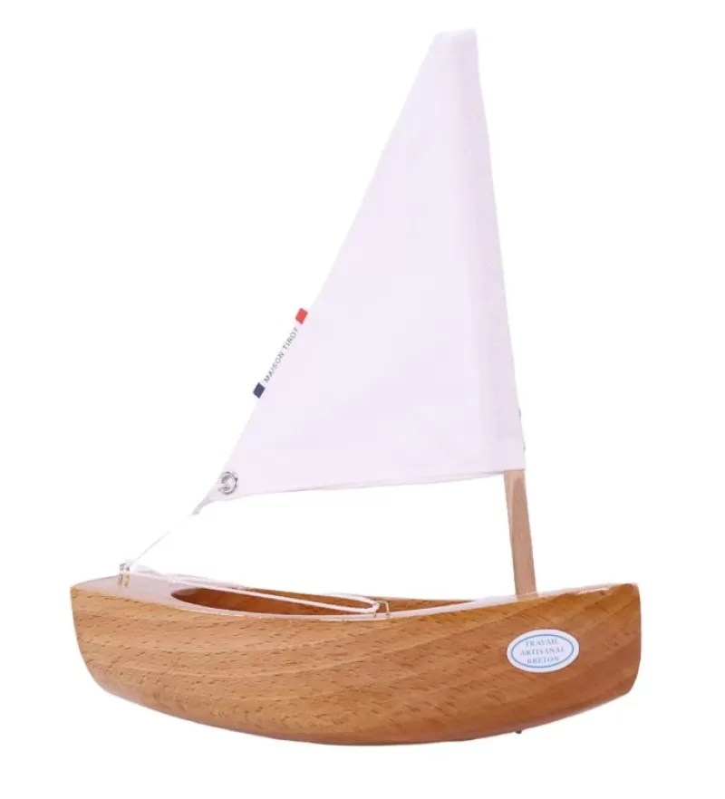 Maison Tirot Barco Le Bachi Madera Natural 17Cm - ^ Barcos, Juguetes Para El Agua Y La Playa