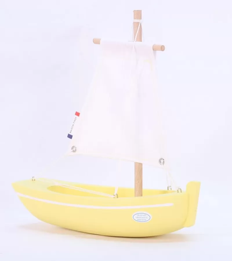 Maison Tirot Barco Le Misainier Amarillo 22Cm - ^ Barcos, Juguetes Para El Agua Y La Playa