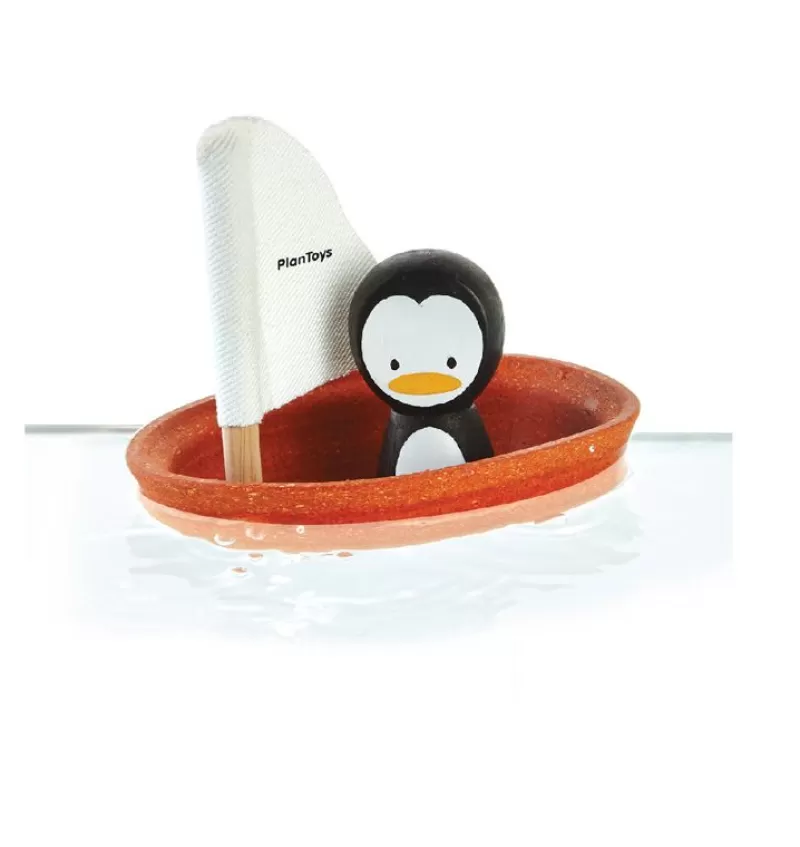 Plan Toys Barco Pinguino - ^ Juguetes Para El Baño