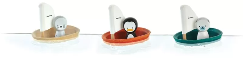 Plan Toys Barco Pinguino - ^ Juguetes Para El Baño