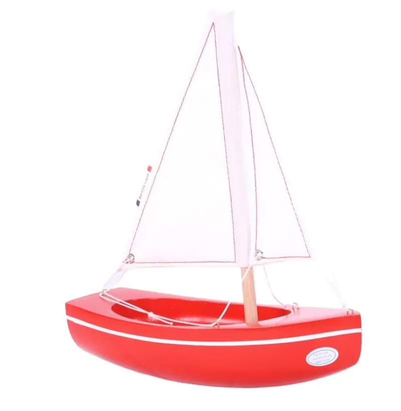 Maison Tirot Barco The Sloop Rojo 21Cm - ^ Barcos, Juguetes Para El Agua Y La Playa