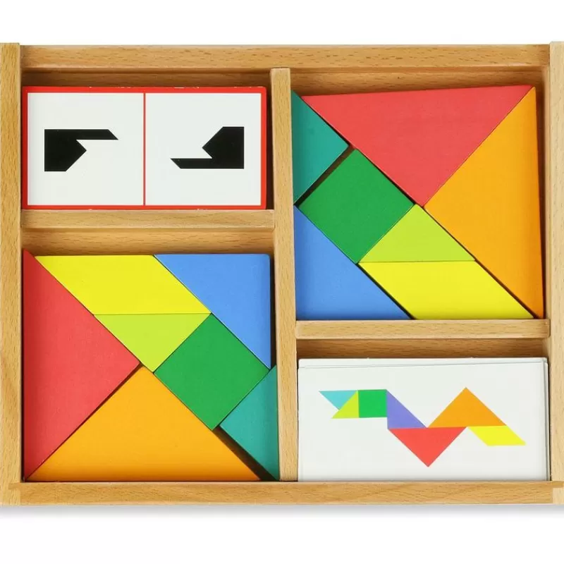 Vilac Batalla De Tangrams - ^ Juegos De Puzzle, Estrategia Y Logica