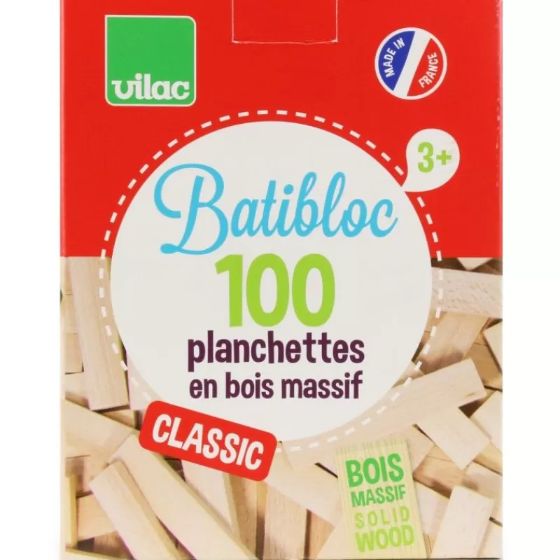 Vilac Batibloc Classic 100 Planchetas - ^ Tablas De Madera