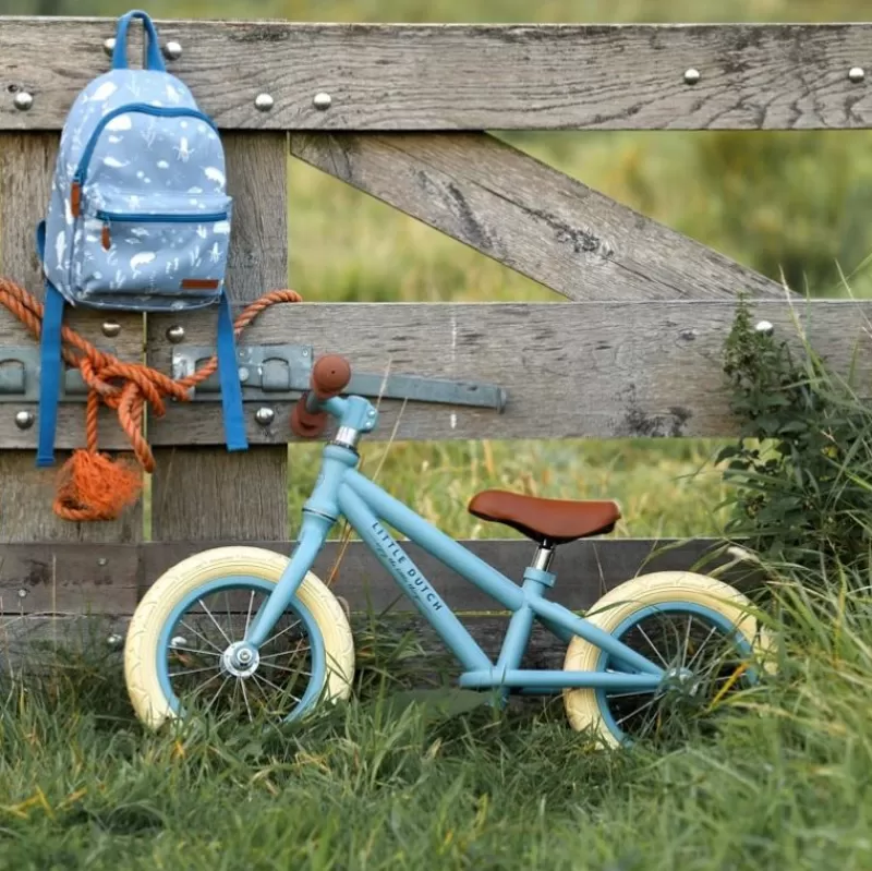 Little Dutch Bicicleta De Equilibrio Alfombra Azul - ^ Draisiennes Y Bicicletas De Madera