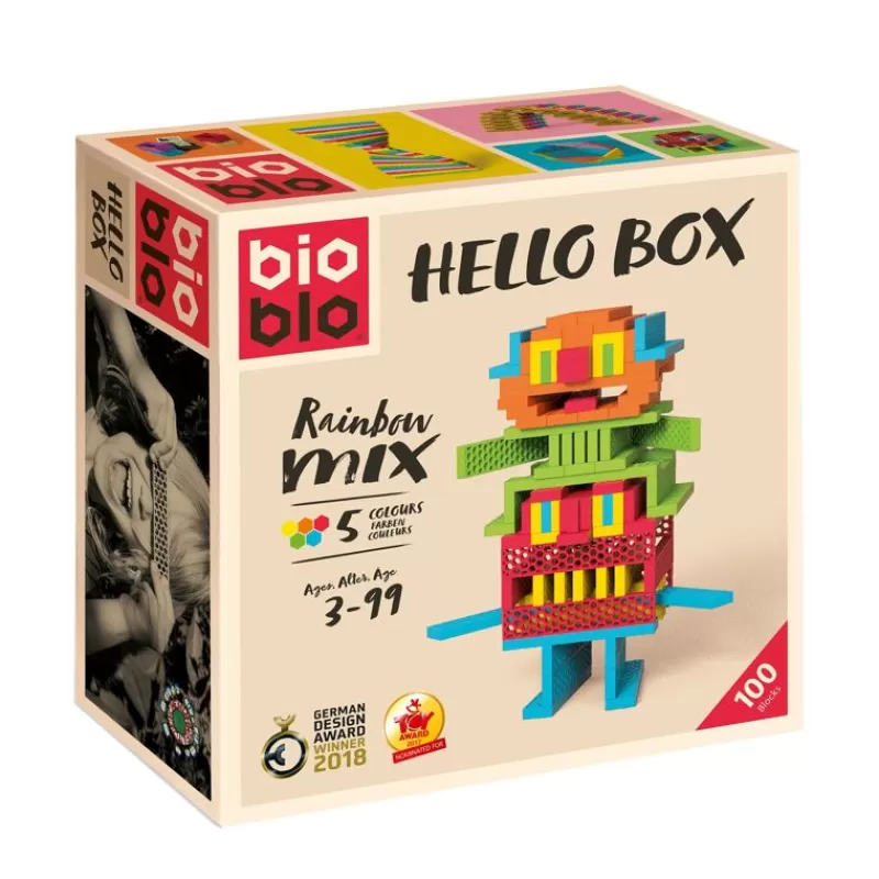 Bioblo Hello Box 100 Briques - ^ Tablas De Madera