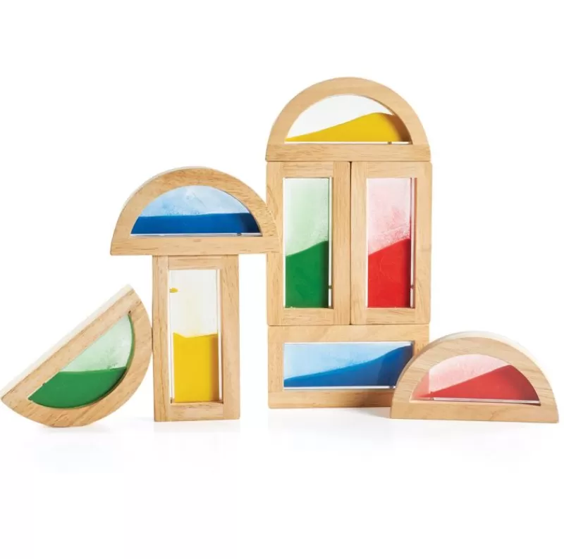 Guidecraft Bloques Del Arco Iris - Arena - ^ Juegos Montessori