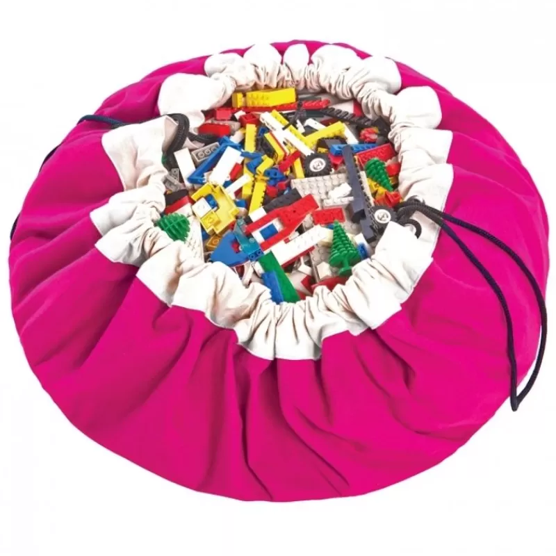 Play and Go Bolsa De Almacenamiento - Fuschia - ^ Alfombras De Juego