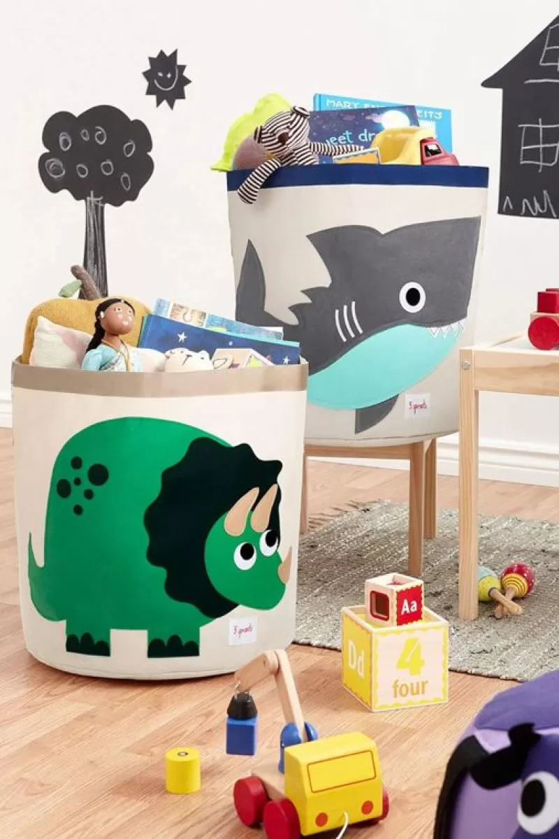 3 Sprouts Bolsa De Juguetes Para Tiburones - ^ Cajas De Juguetes Y Muebles De Almacenamiento