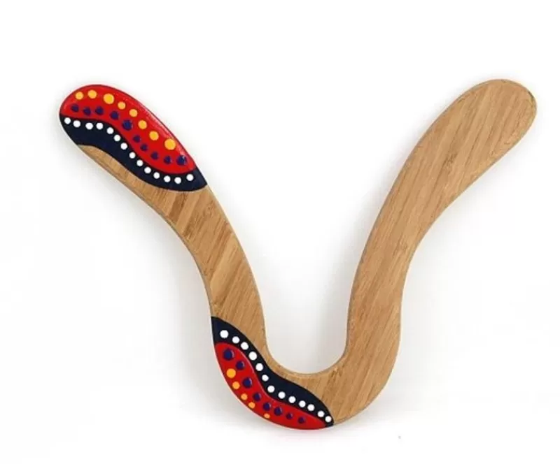 Wallaby Boomerangs Boomerang Adulto Wawilak - Gaucher - ^ Cometas Y Bumeranes