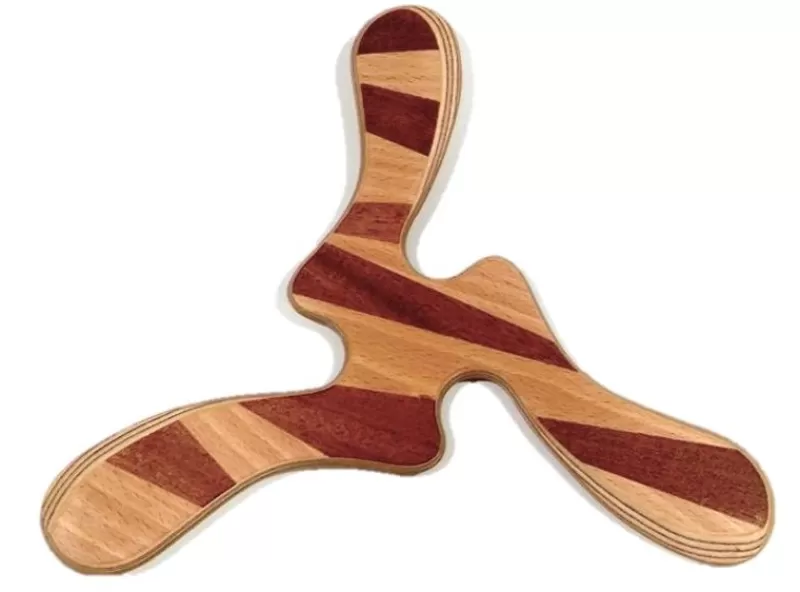 Wallaby Boomerangs Boomerang Adulto Yallingup - Finition Marqueterie - ^ Cometas Y Bumeranes