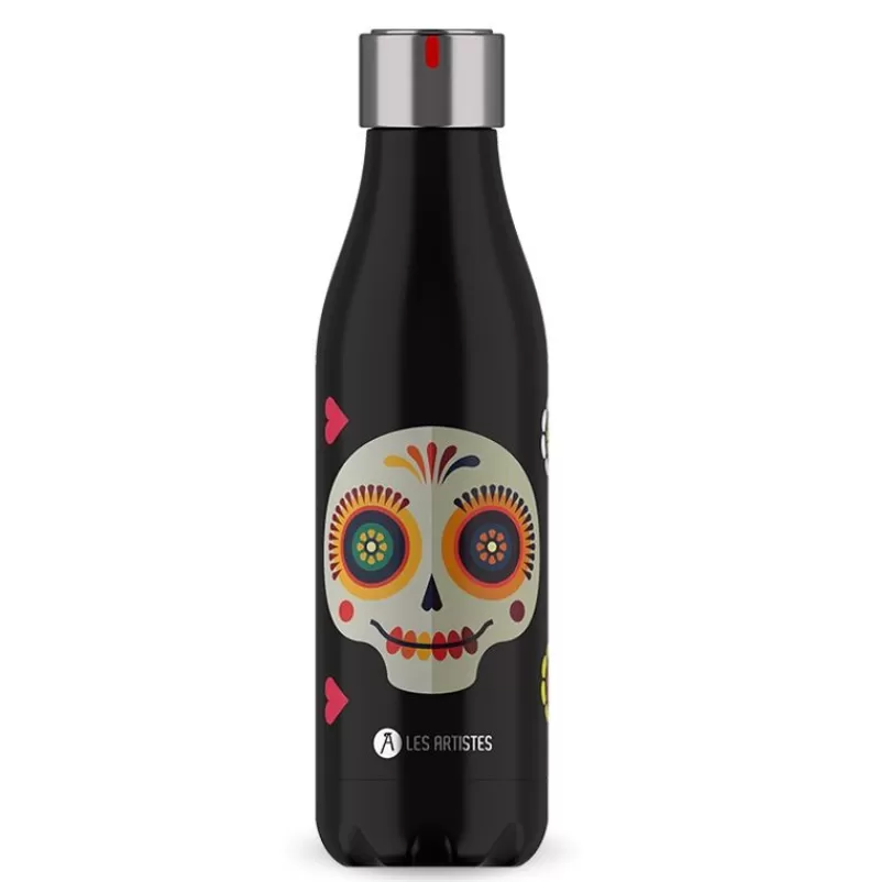 Les Artistes Paris Botella Isotermica Sugar Skull 500Ml - ^ Botellas Y Bolsas Isotérmicas