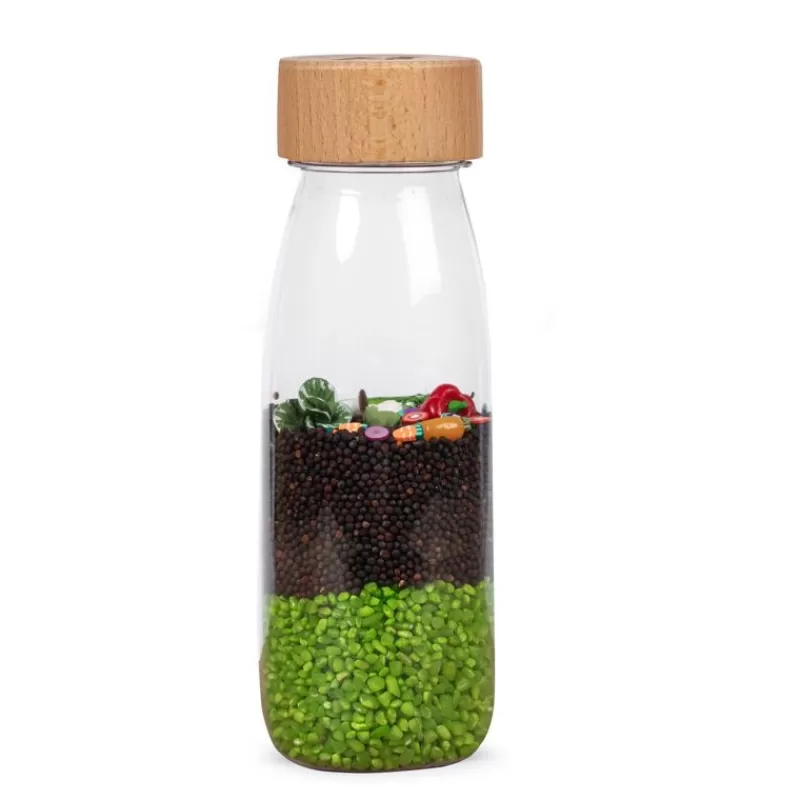 Petit Boum Botella Sensorial Veggies - ^ Juguetes Para El Aprendizaje Temprano Y La Motricidad