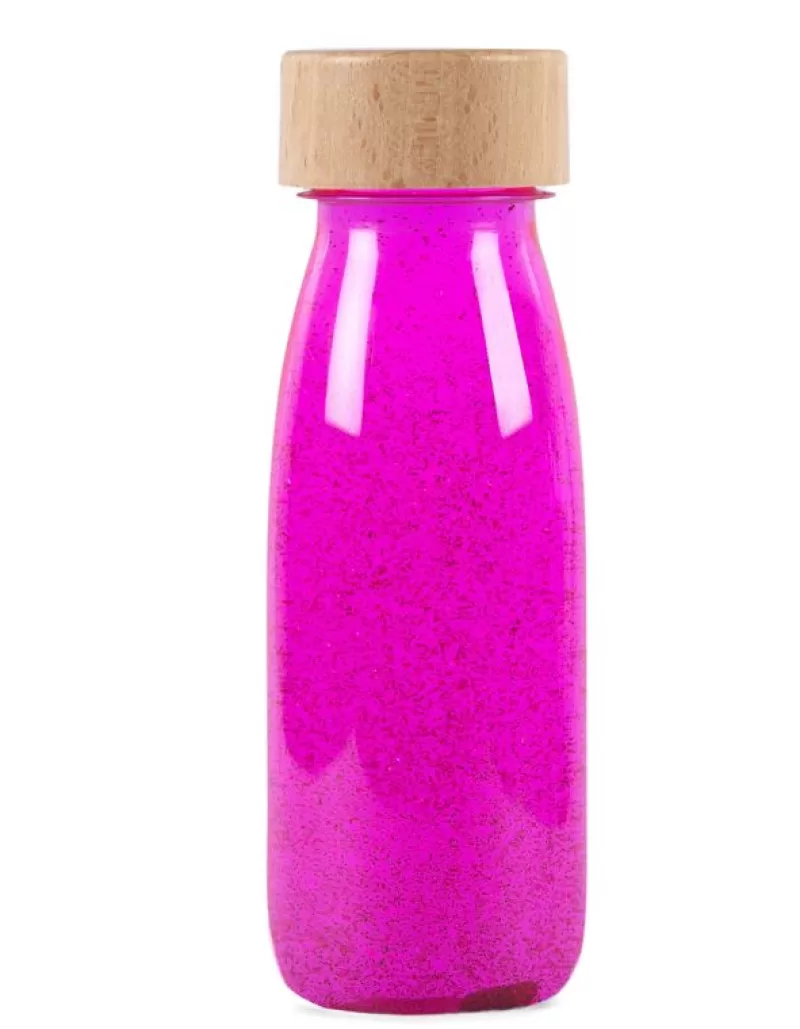 Petit Boum Bouteille Sensorielle Float Fluo Rose - ^ Juguetes Para El Aprendizaje Temprano Y La Motricidad