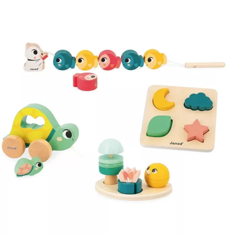 Janod Box Motricidad Fina 18 Meses - ^ Puzzles Para Niños