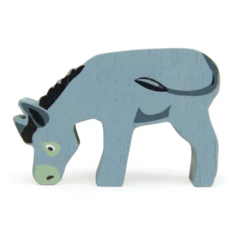 Tender Leaf Toys Burro De Madera - ^ Animales De Granja