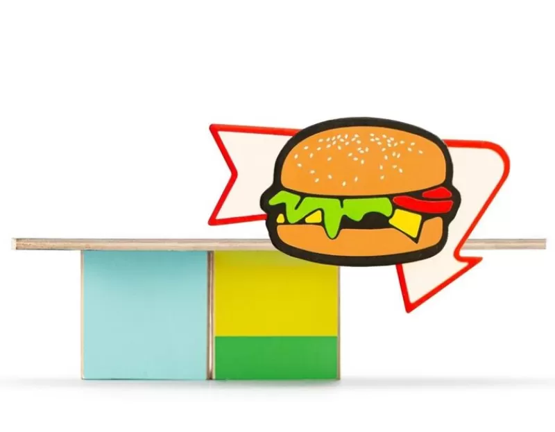 Candylab Toys Cabane Burger Food - ^ Circuitos Routiers, Garajes, Estaciones-Servicios...