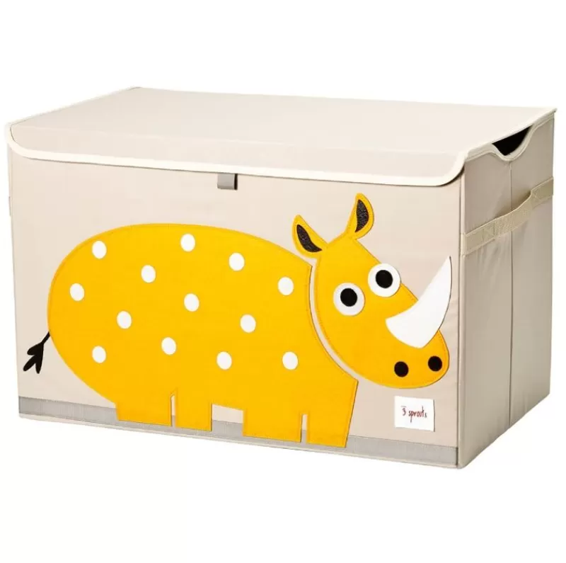 3 Sprouts Caja De Juguetes Rhino - ^ Cajas De Juguetes Y Muebles De Almacenamiento