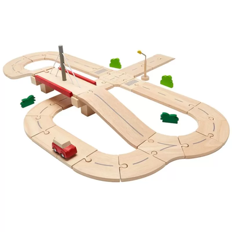 Plan Toys Caja De La Carretera - ^ Circuitos Routiers, Garajes, Estaciones-Servicios...