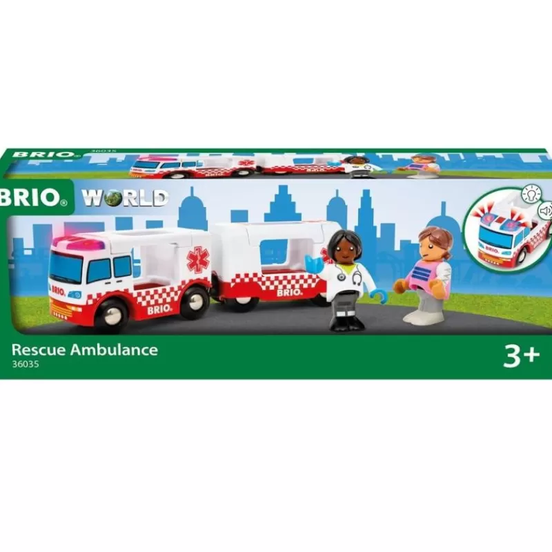 Brio Camion Ambulancia - Luz Y Sonido - ^ Locomotoras, Vagones Y Trenes Brio