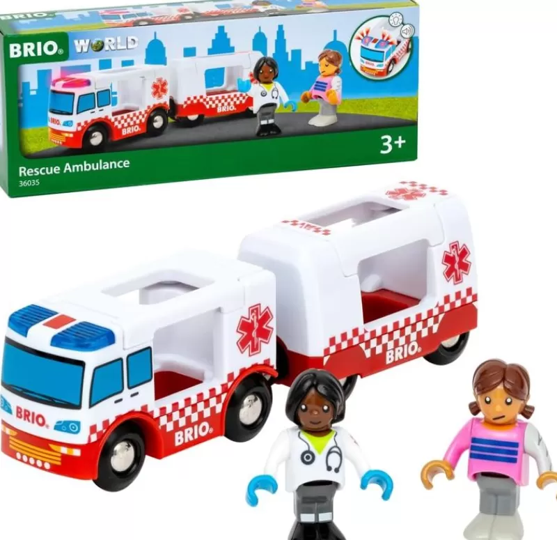 Brio Camion Ambulancia - Luz Y Sonido - ^ Locomotoras, Vagones Y Trenes Brio