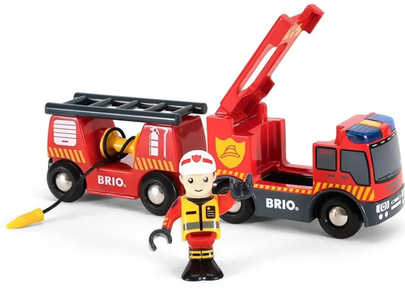 Brio Camion De Bomberos Con Sonido Y Luz - ^ Locomotoras, Vagones Y Trenes Brio