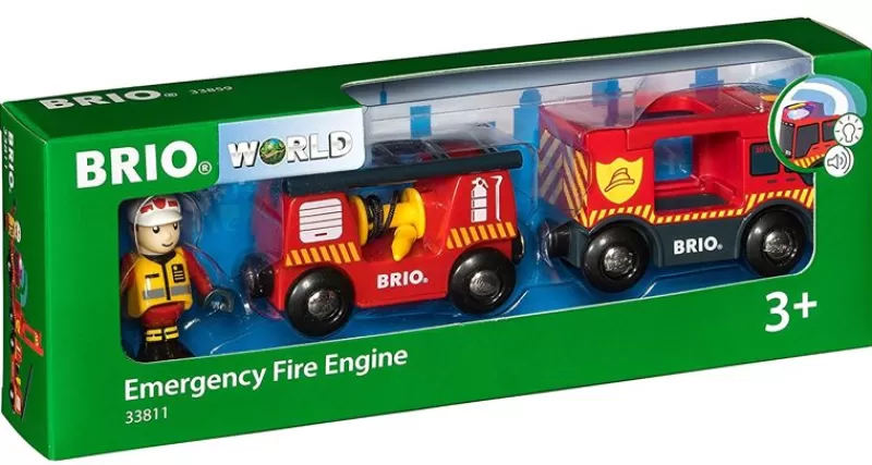 Brio Camion De Bomberos Con Sonido Y Luz - ^ Locomotoras, Vagones Y Trenes Brio