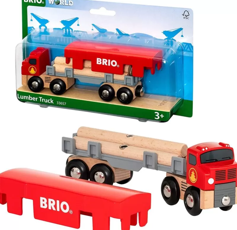 Brio Camion De Transporte De Madera - ^ Locomotoras, Vagones Y Trenes Brio