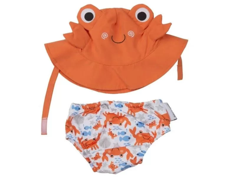 Zoocchini Camisa Y Gorro De Cangrejo (3-6M) - ^ Barcos, Juguetes Para El Agua Y La Playa