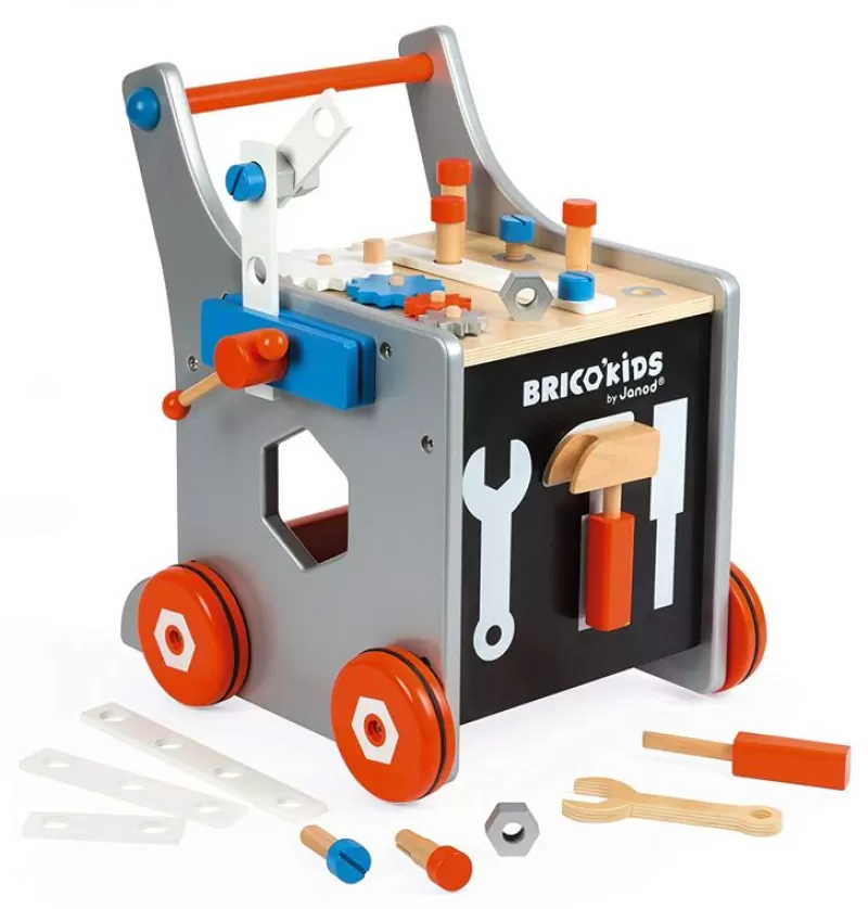 Janod Carro Magnetico Brico'Kids - ^ Bancos De Trabajo, Cajas De Herramientas, Bricolaje...