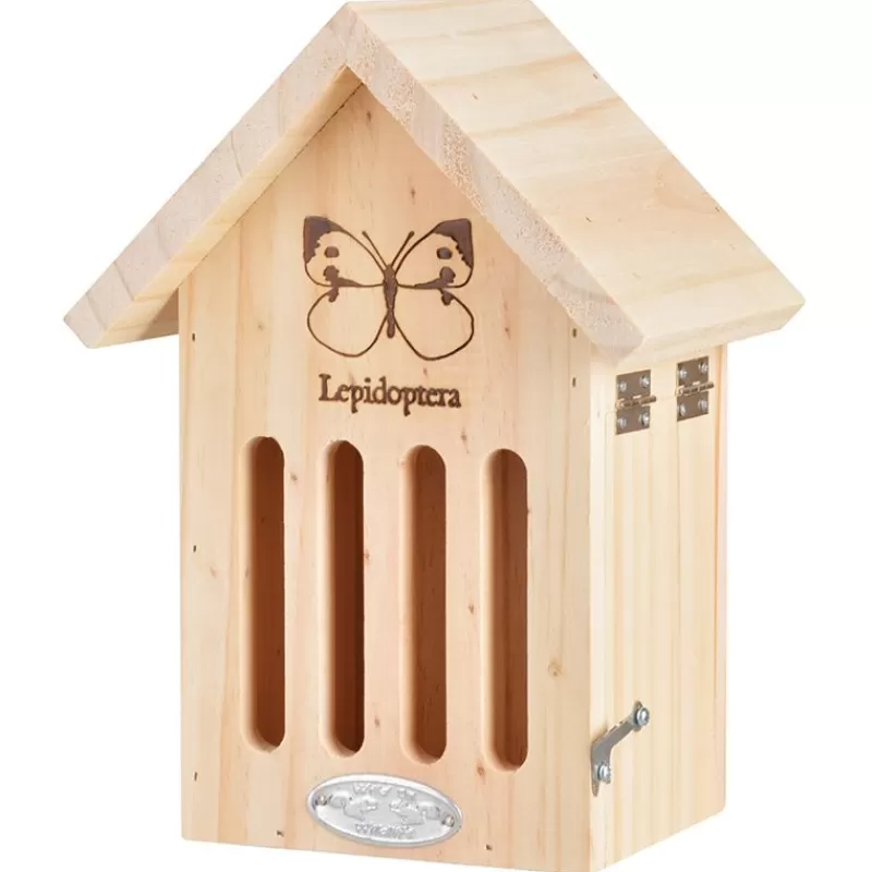 Esschert Design Caseta Refugio De Madera Para Mariposas - ^ Cajas Nido Y Comederos Para Animales