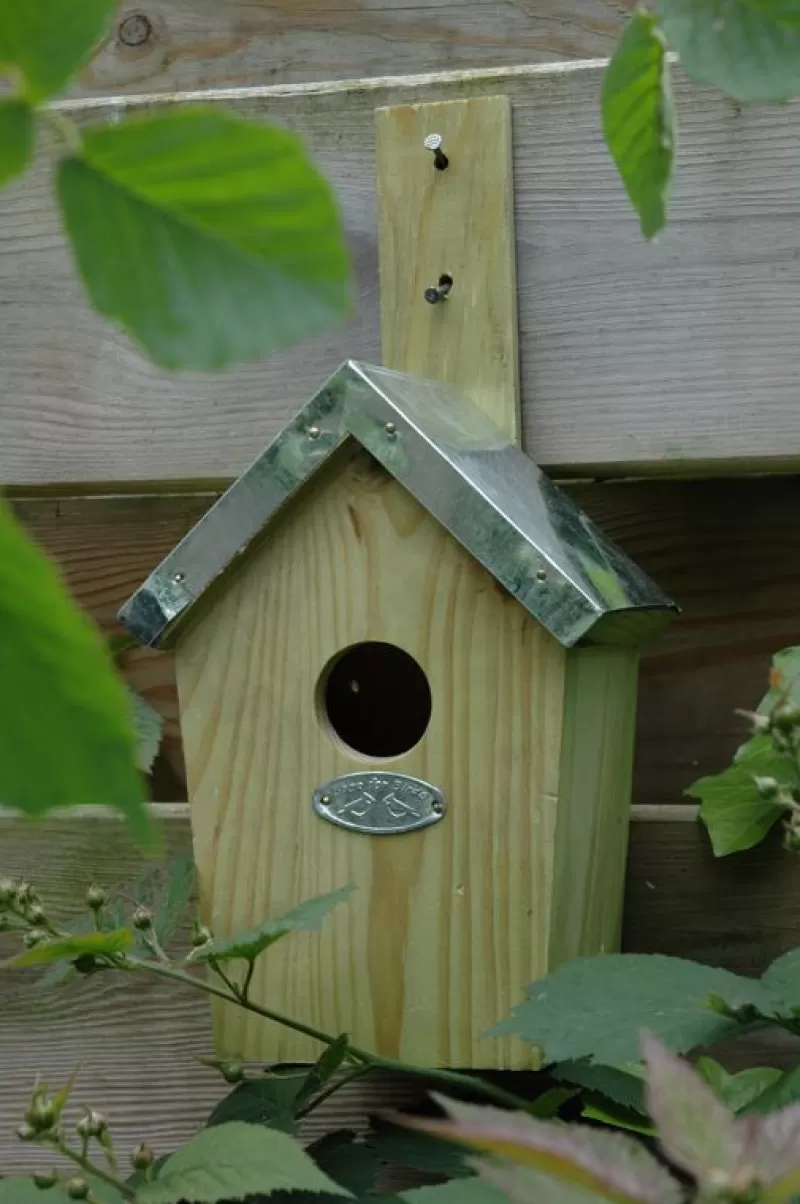 Esschert Design Casita De Pájaros Verde - ^ Cajas Nido Y Comederos Para Animales