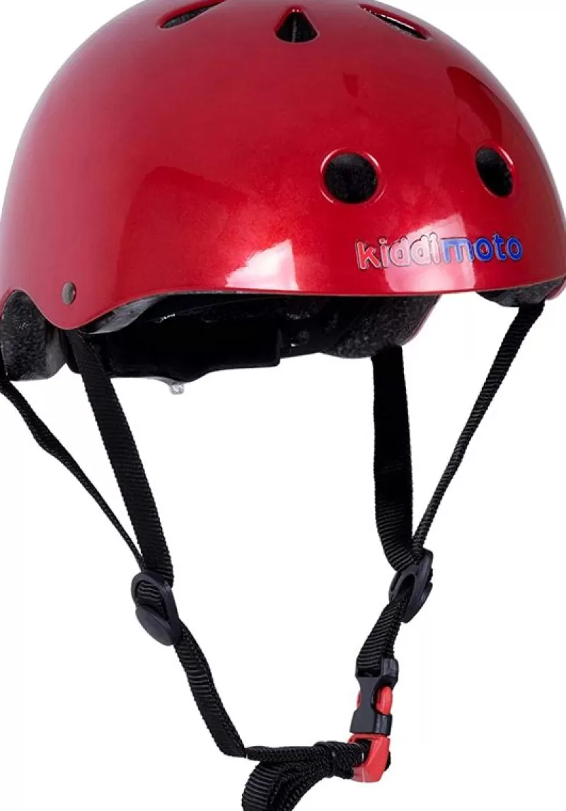 Kiddimoto Casque Metallic Red Small - ^ Cascos Y Guantes