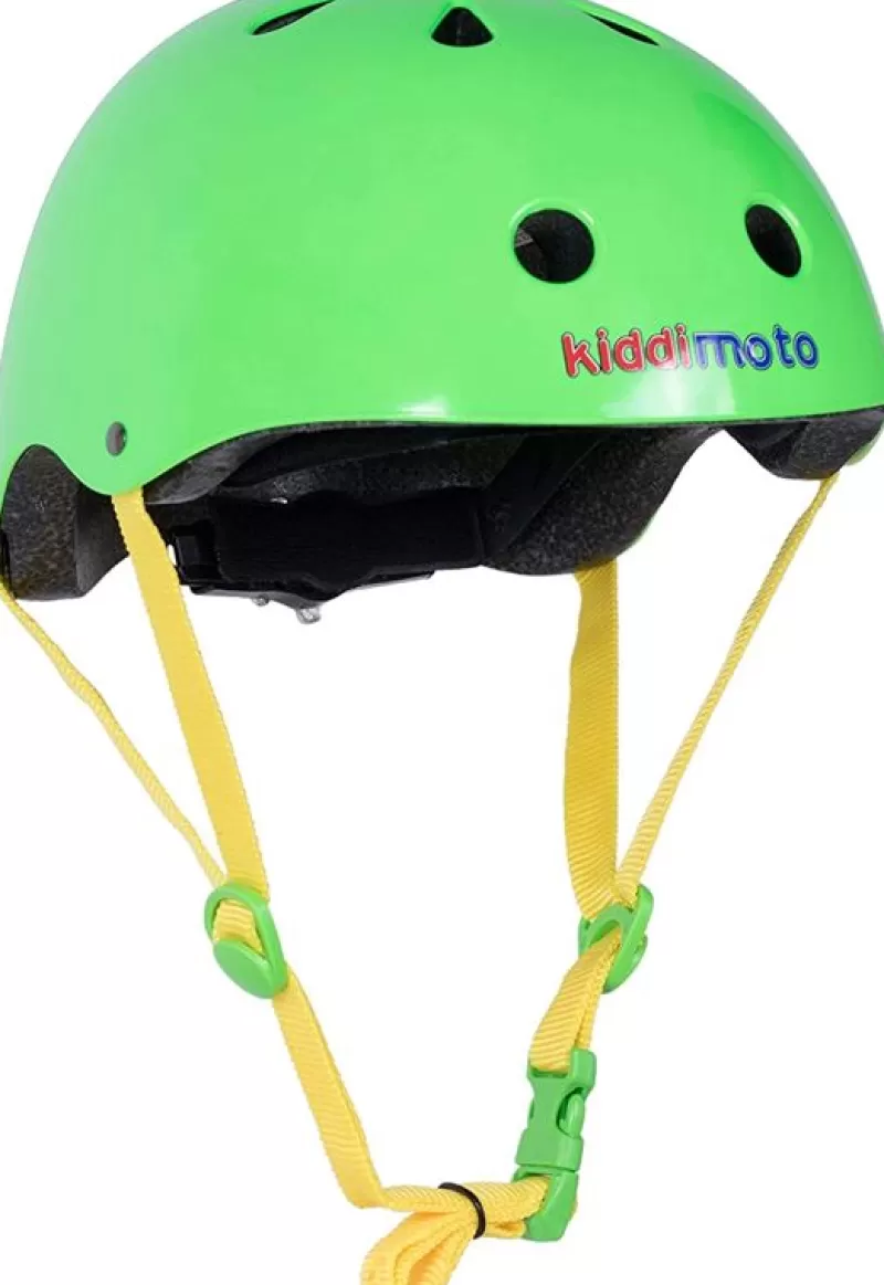 Kiddimoto Casque Neon Green Medium - ^ Cascos Y Guantes