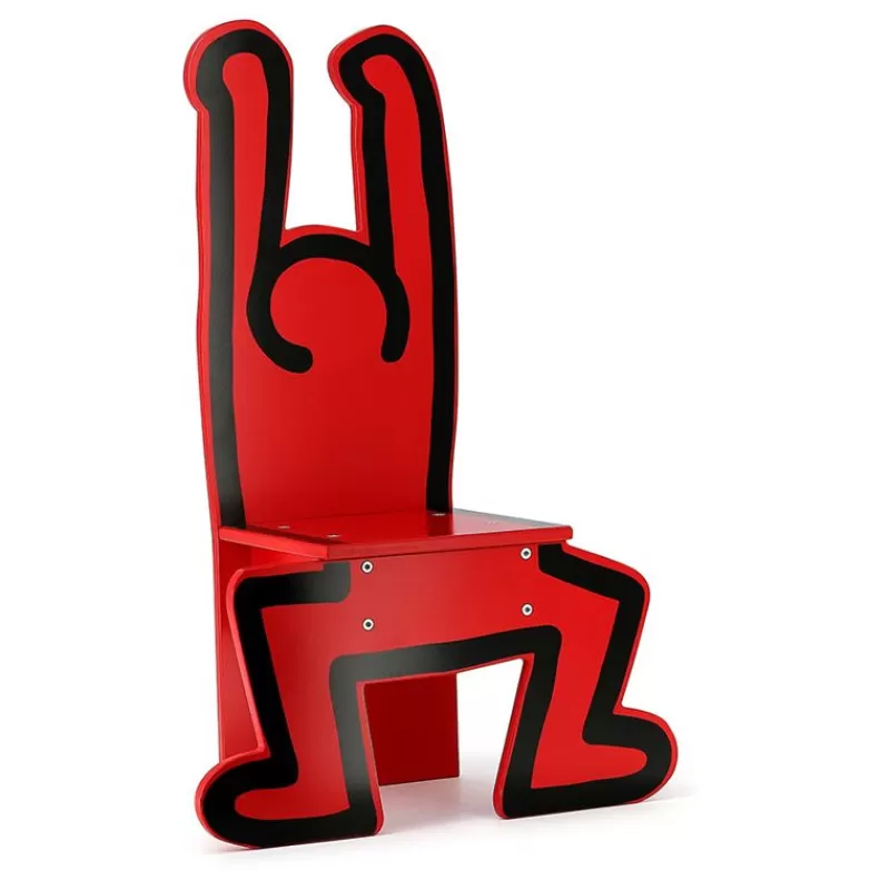 Vilac Chaise Keith Haring Rouge - ^ Escritorios, Mesas Y Sillas