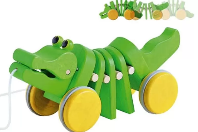 Plan Toys Cocodrilo - ^ Juguetes Que Tiran Y Empujan