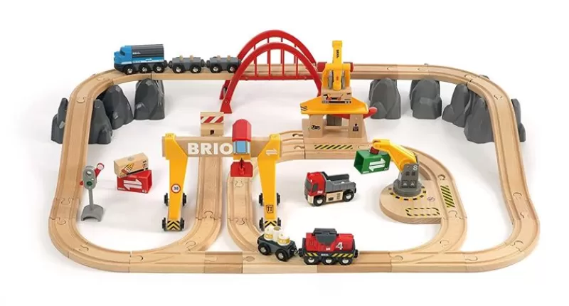 Brio Conjunto De Grúas Y Cargas - ^ Rutas Del Tren Brio