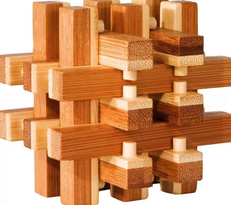 Fridolin Construcción De Rompecabezas De Bambu - ^ Puzzles Y Rompecabezas