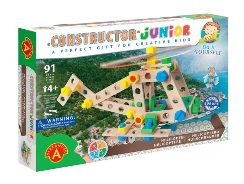 Alexander Toys Constructor Junior 3X1 - Helicoptero - ^ Constructor