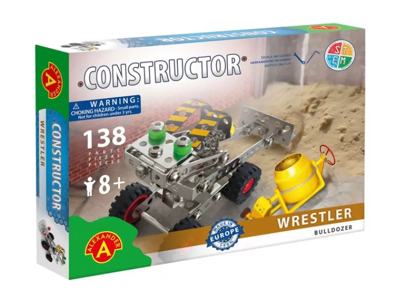 Alexander Toys Constructor Luchador - Bulldozer - ^ Constructor